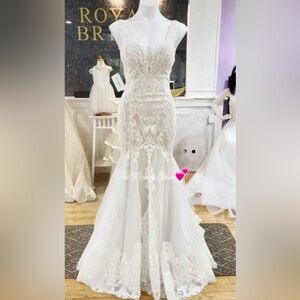 Sexy Boho Lace Wedding Dress